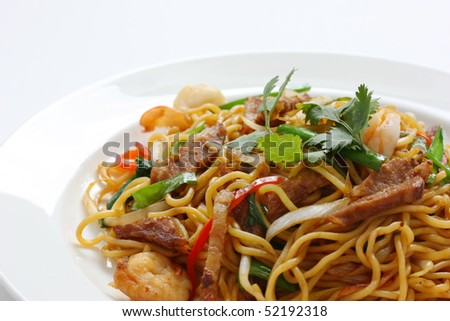 Stir-fried noodles , Chow mein , Chinese cuisine