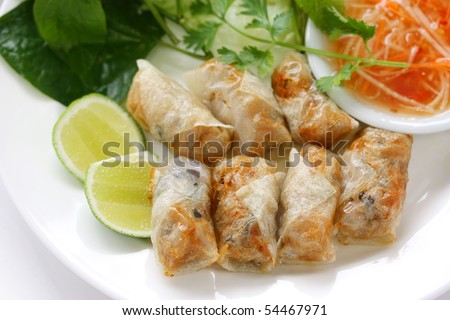 Cha Gio,  Nem Ran , Vietnamese Crispy Spring Roll
