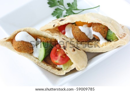 Falafel Pita Sandwich