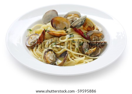 alla vongole bianco,