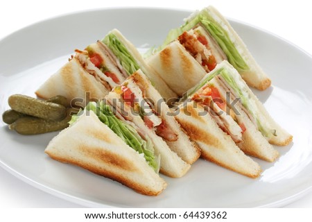 club sandwich , clubhouse Sandwich