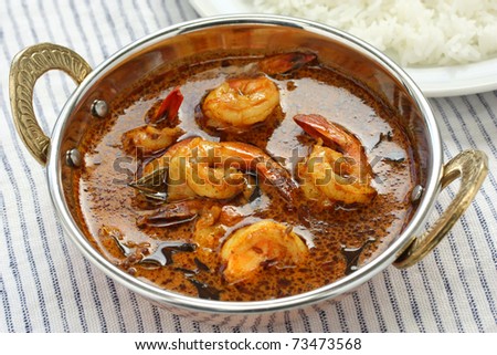 prawn curry , indian food