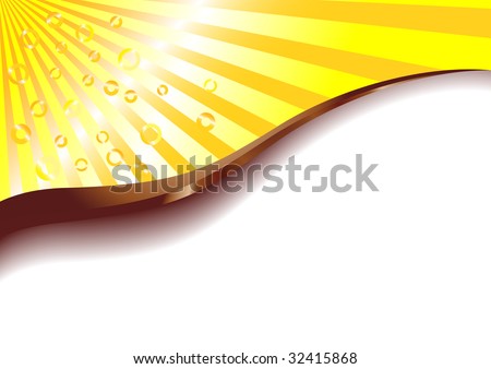 clip art sunny. stock vector : Sunny card with