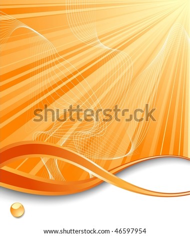 Clip Art Orange. stock vector : Orange vertical
