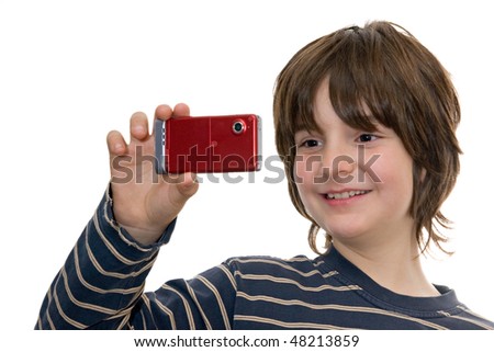 Kid Taking Picture