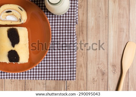 Roll Cake / Roll Cake Background