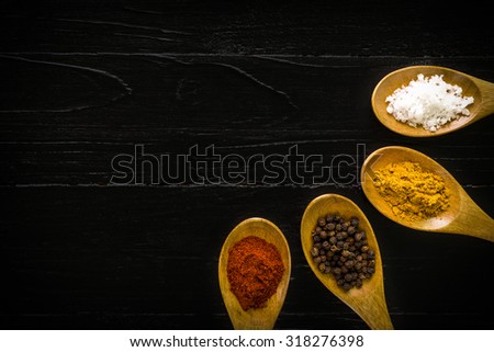 Spice Background / Spice / Spice in Spoon Background