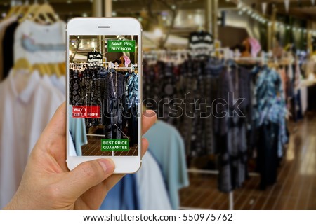 Application of Augmented Reality in Retail Business Concept for Discounted or on Sale Products