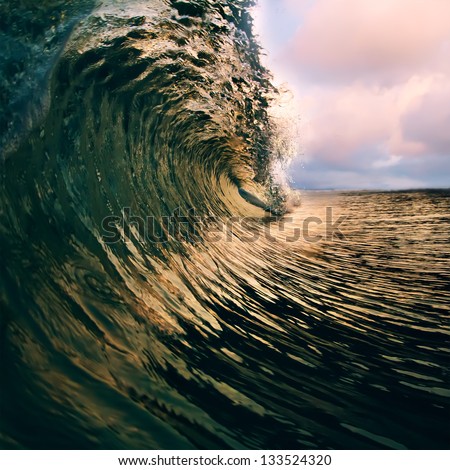 Surfing tropical design template breaking ocean wave closing Surfing tropical design template breaking ocean wave closing