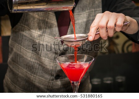 Making cocktails