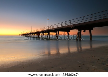 Adelaide Jetty Sunset