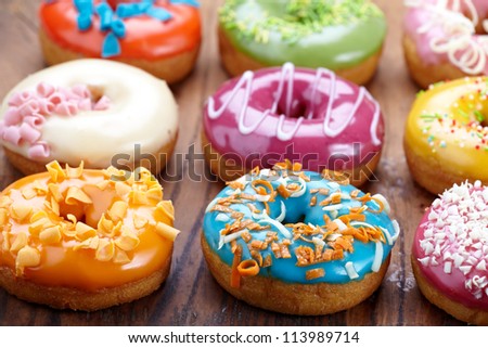 fresh baked donuts