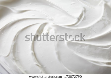 Fragment Of Sour Cream Background