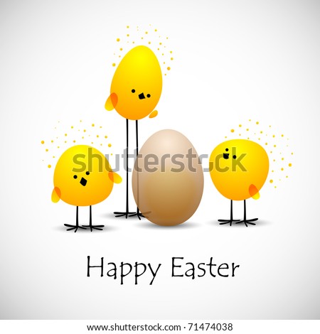 Easter chicks eps10 Easter chicks eps10