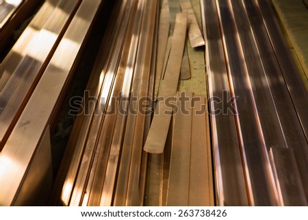 copper parts for production equipment
