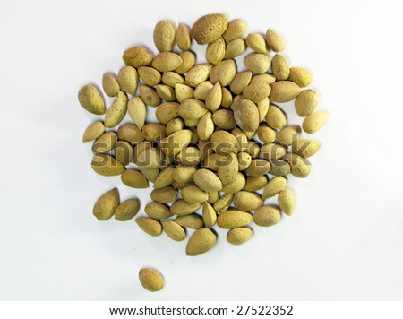 Almonds in a hard shell