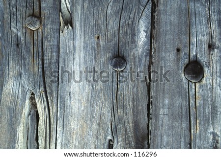 aged wood with pegs