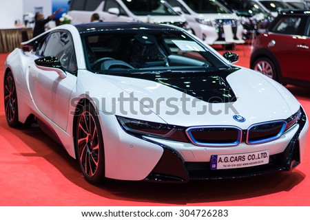 BANGKOK - AUGUST 7 : BMW on display at Bangkok International Grand Motor Sale 2015 (Big Motor Sale 2015)  on August 7, 2015 in Bangkok, thailand