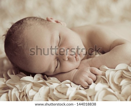 close-up portrait of a beautiful sleeping baby close-up portrait of a beautiful sleeping baby