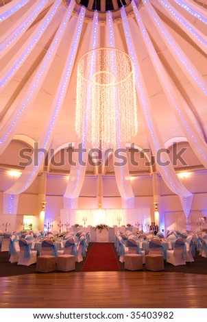 Made up venue for a wedding or party