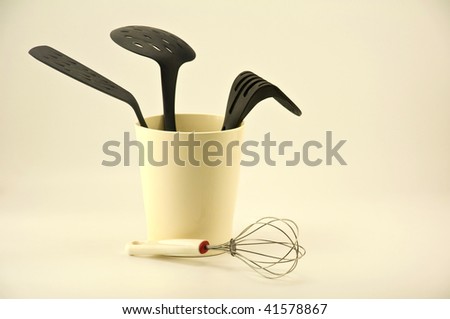 Kitchen utensils, whisk isolated on a white background. clean.