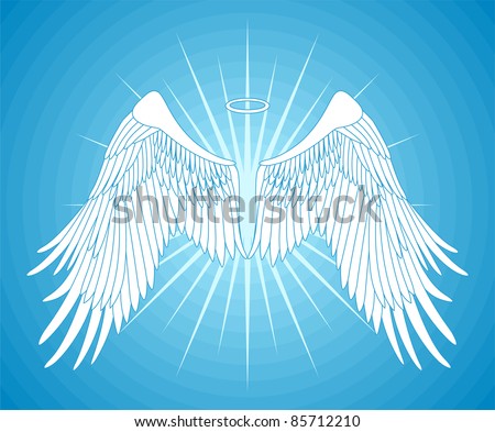 stock vector Angel wings