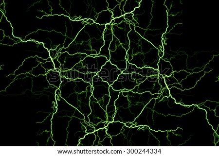 High Definition Vivid Green Electricity Textured Background