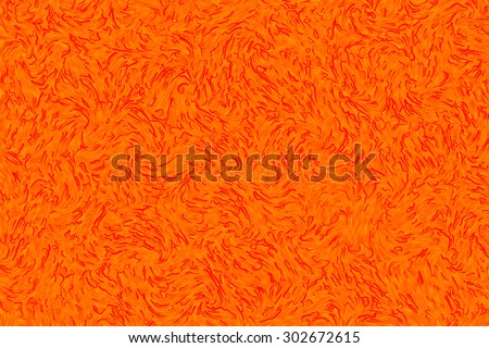 High Definition Vivid Orange and Deep Red Swirling Line Art Textured Background or Wallpaper Design