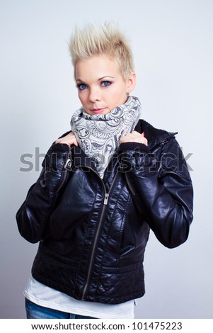 Model Leather Jacket