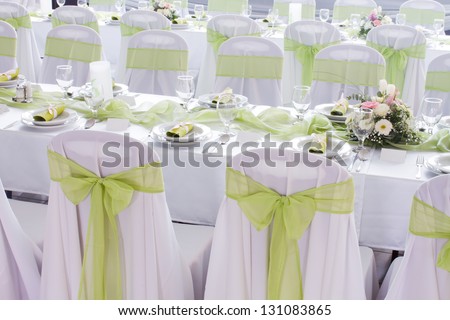wedding table decoration