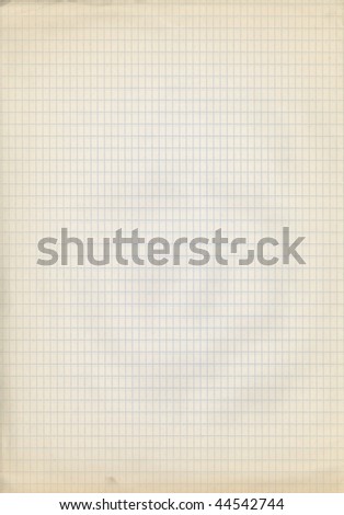 lined paper texture. old square lined paper