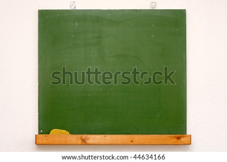 green blank chalkboard