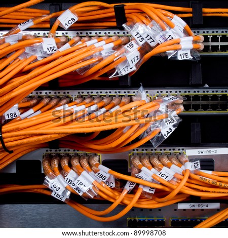 image of internet router network connectors