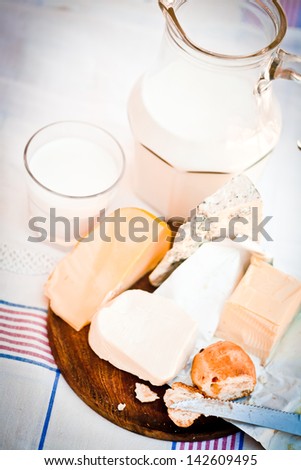 Dairy Products; milk and cheese