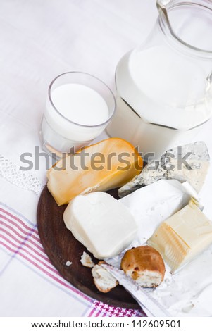 Dairy Products; milk and cheese