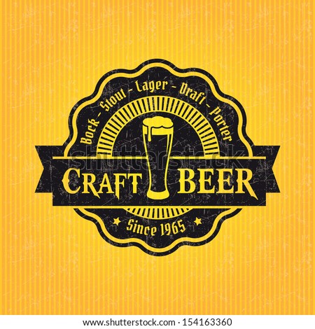 Beer label design template Beer label design template