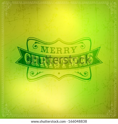 Typographic New year and Christmas holiday sale label elements, frames, vintage labels and borders on blur glass background