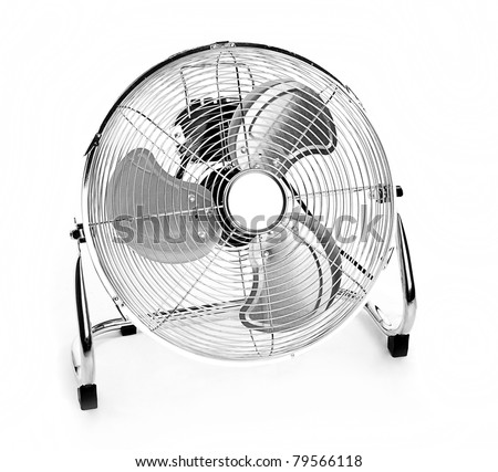 electric fan isolated on a white  background