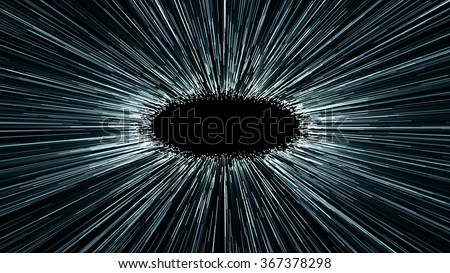 abstract scene of flight in space, space traveling, time machine
