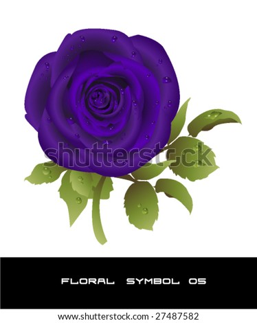 purple rose wallpaper. Beautiful purple rose vector