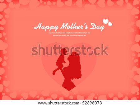 mothers day cards templates. day card template.vector