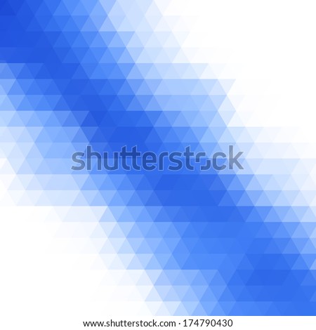 blue geometric pattern