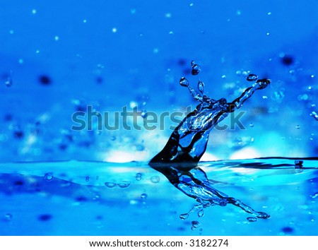 water splash background (water series B, no:4)