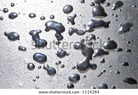 splats background with metal finish