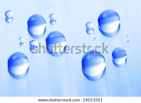 macro of water drops (shallow DOF); water series