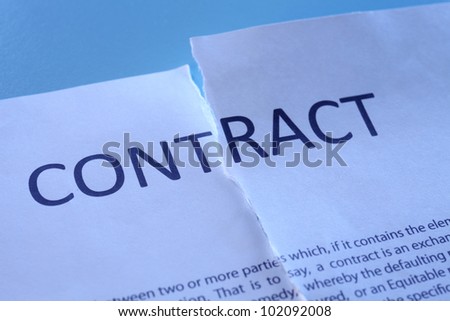 clise up of the contract tear of
