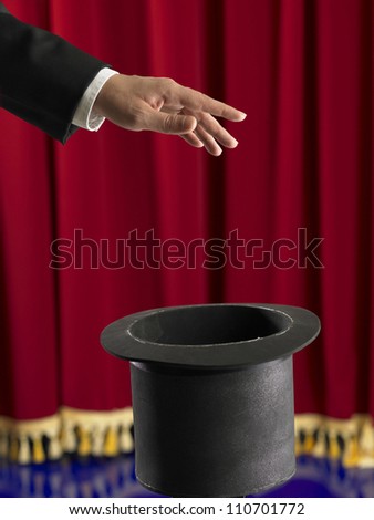Magician With An Empty Top Hat