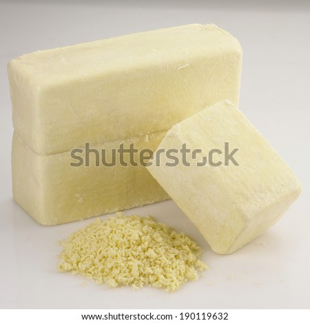 cheese block and shredded cheese
