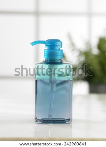 bottle of the soap dispencer