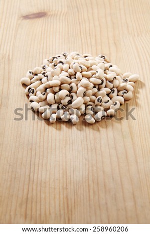 Seeds of black eye beans